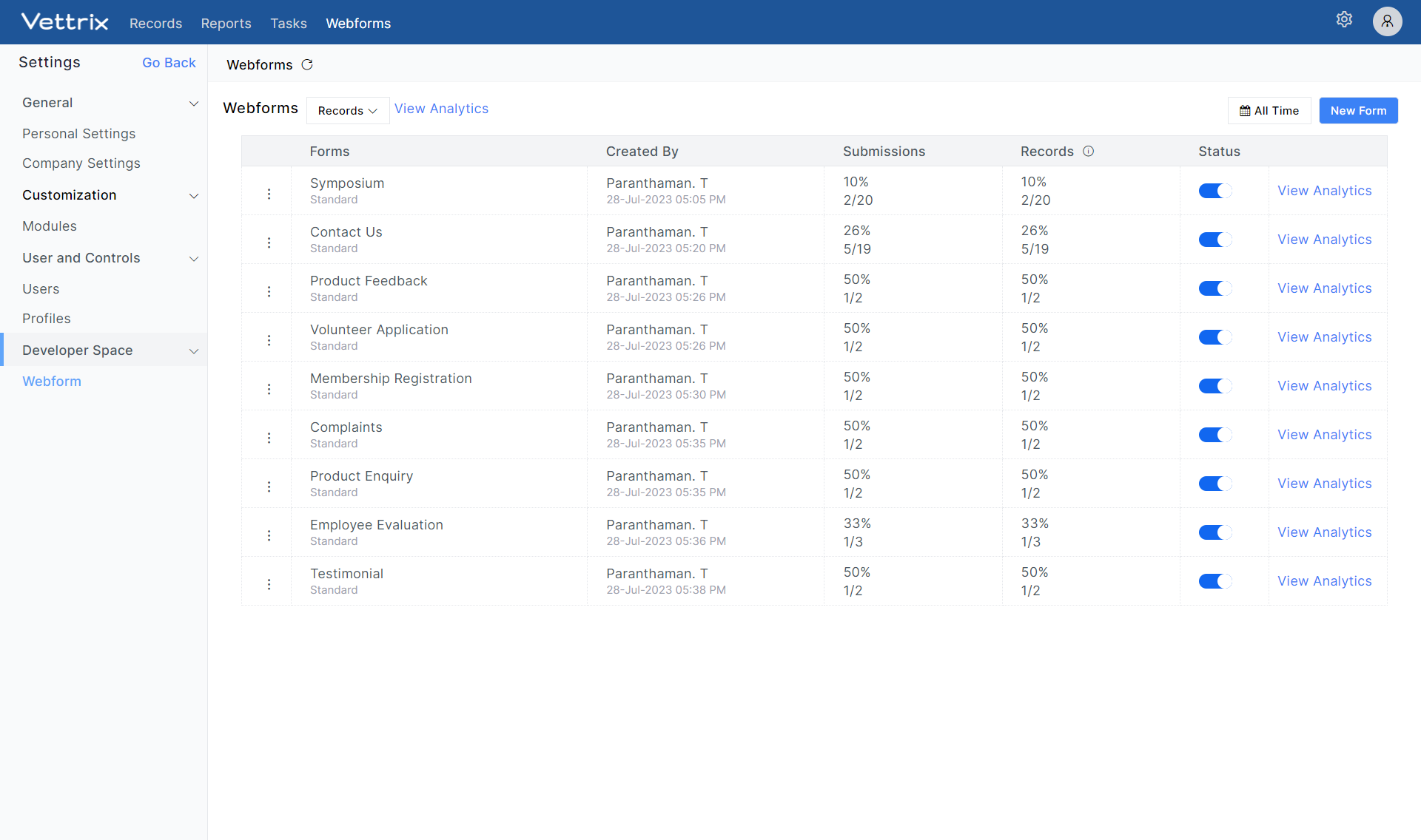 App screenshot